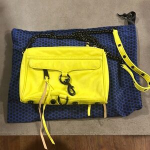 Neon/chartreuse Rebecca Minkoff MAB, never used